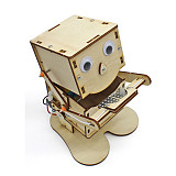 FEICHAO DIY Steam Toys Environmental Wood Model Swallow Coins Robot Puzzle Toy Technology Education Science Kids Toy Kit