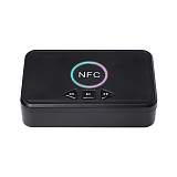 XT-XINTE D10 NFC USB Bluetooth 5.0 Receiver Wireless 3.5mm AUX NFC to 2 RCA Audio Stereo Adapter