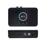 XT-XINTE D10 NFC USB Bluetooth 5.0 Receiver Wireless 3.5mm AUX NFC to 2 RCA Audio Stereo Adapter