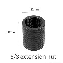 5/8  Female to Female 5/8  Inch 1/4  3/8  to M5 M6 Male to Male Thread Screw Mount Adapter Nut for DSLR Tripod Plate MIC Holder