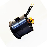 QX-Motor QF3027 70mm EDF(12) 12-Paddle Fan Outer-Rotor Brushless Motor 2200KV 6S For RC Airplane Model Drone Accessories