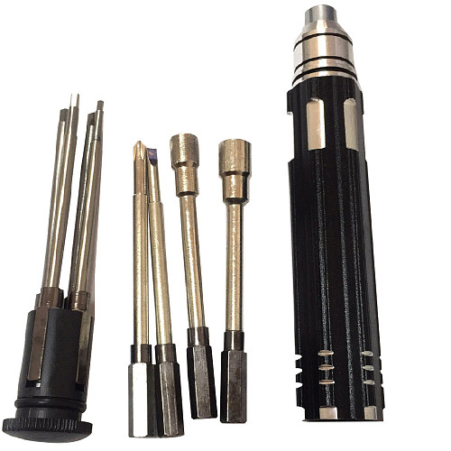 FEICHAO Hardware Repair Tools 8 in 1 Hex Screwdrivers Hex Screw driver Kit Set Mini For Helicopter Plane Car Pocket Accessories