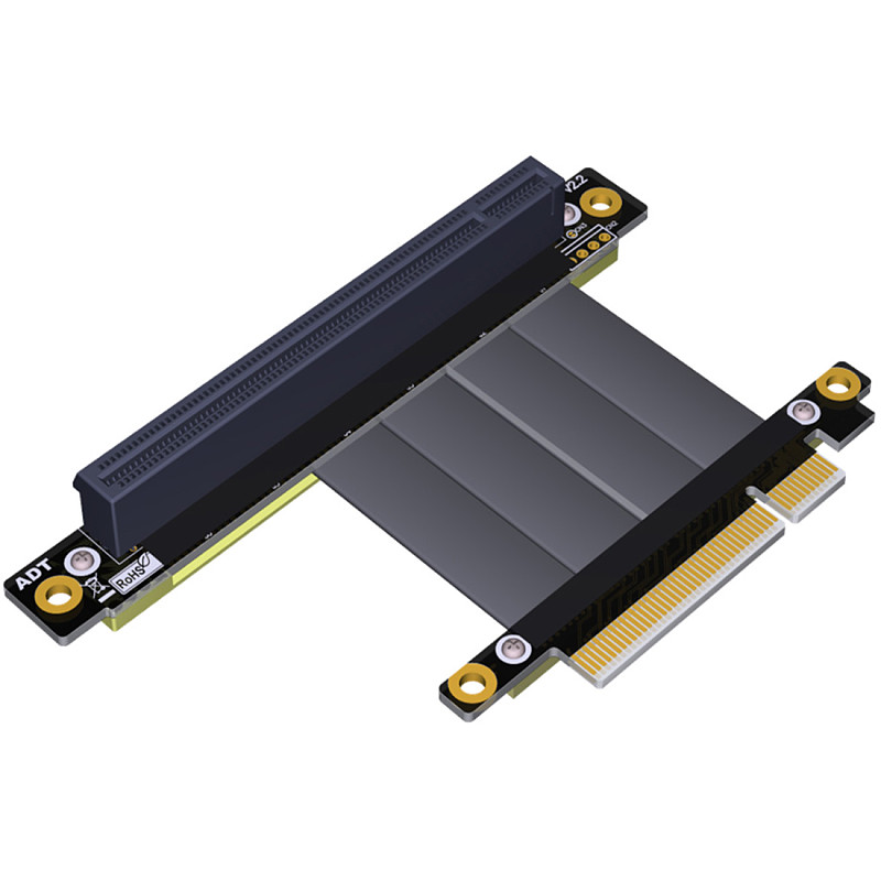 ADT-Link PCI-E x8 Extension Cable Adapter x16 Pcie Riser 1U2U 8x to 16x ADT GTX1080 Graphics Video Cards Extension Cable R83SF R83SL R83SR