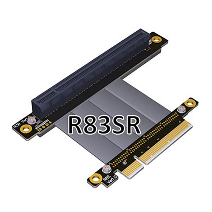 ADT-Link PCI-E x8 Extension Cable Adapter x16 Pcie Riser 1U2U 8x to 16x ADT GTX1080 Graphics Video Cards Extension Cable R83SF R83SL R83SR