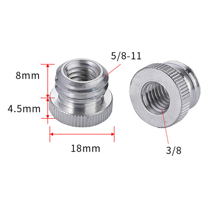 FEICHAO Male Screw Mount Aluminum Alloy Adapter Screw for Laser Level Meter Camera Tripod Adapter Screws