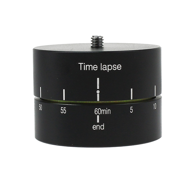 FEICHAO 360 Degree Rotation Automatic 60min Photography Delay Tilt Head Time Lapse Timer for GoPro7/6/5/4 SJ4000 Yi4K Action Camera