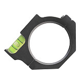 FEICHAO Aluminum Alloy 25.4mm/30mm/34mm Ring Bubble Level Balance Pipe Clamp Bracket for SLR Camera Photography Spirit Level Scope Ring