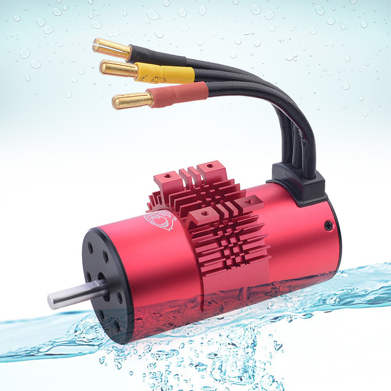 Surpass hobby Jingang Waterproof Series 3670 Brushless Motor + 120A Waterproof ESC + Cooling Shell Brushless Set