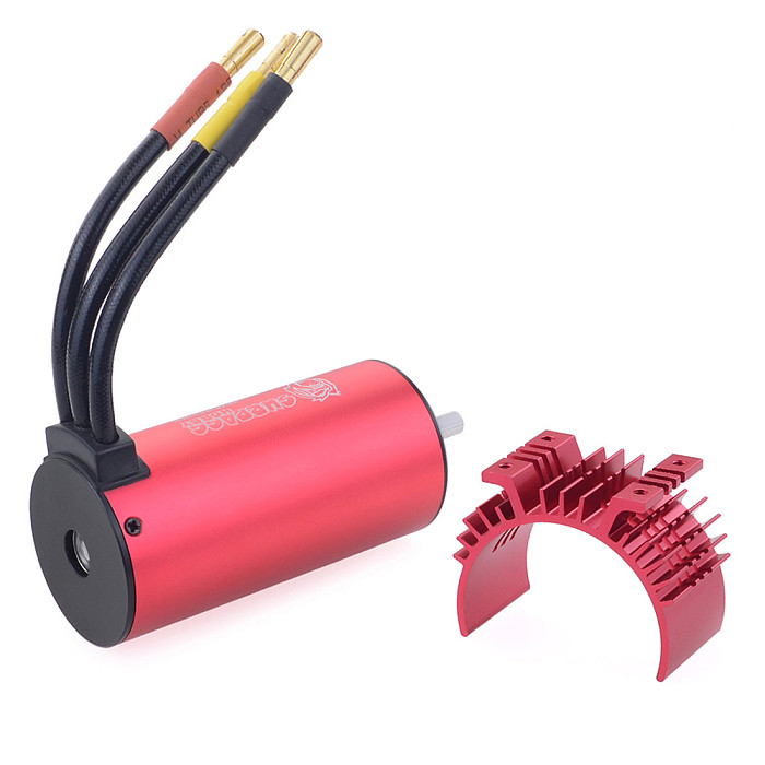 Surpass hobby Jingang Waterproof Series 3670 Brushless Motor + 120A Waterproof ESC + Cooling Shell Brushless Set