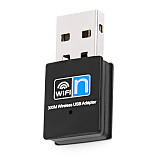 XT-XINTE 300Mbps Wi-Fi Network Adapter for PC/Desktop/Laptop RTL8192EU Chip Mini Travel USB Wifi Reciver Wireless Network Card