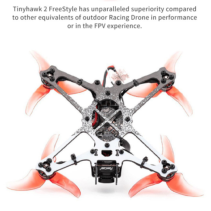 Emax Tinyhawk 2 Freestyle Bnf 2.5 Inch 2s 200mw Runcam Nano2 Fpv Racing Drone High-speed Rc Quadcopter Control Racing Drone