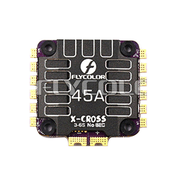 Flycolor X-Cross 45A 4in1 ESC BLheli_32 3-6S Electronic Speed Controller Without BEC for RC Drone FPV Racing