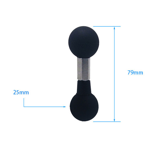 Feichao 25mm 1  inch Ball Head Mount Adapter w/ M6 Thread 1/4  Screw for Gopro Motorcycle Bike Riding Sports Camera GPS DVR Stand Clip Bracket