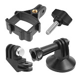 FEICHAO Expansion Adapter Bracket 3 Cold Shoe for Microphone Extension Fixed Mount 1/4 Screw Tripod for Gopro for DJI Pocket 2