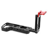BGNing L Plate Bracket w 1/4 Screw Hole Vertical Shooting Mount for Microphone LED Light Vlog Plate for A7R3 A7M3 A9 DSLR Camera