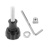 FEICHAO Aluminum M5 Short Long Thumb Knob Screw Nut with Wrench for GoPro Max Hero 9 Yi for DJI OSMO Action for Insta360 Video Cameras