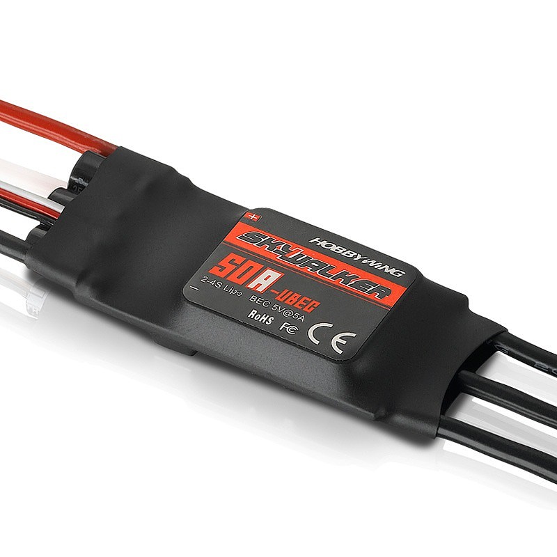 Original Original Hobbywing SKYWALKER Series 2-6S 12A 20A 40A 50A 60A Brushless ESC Speed Controller UBEC for RC Quadcopter Drone