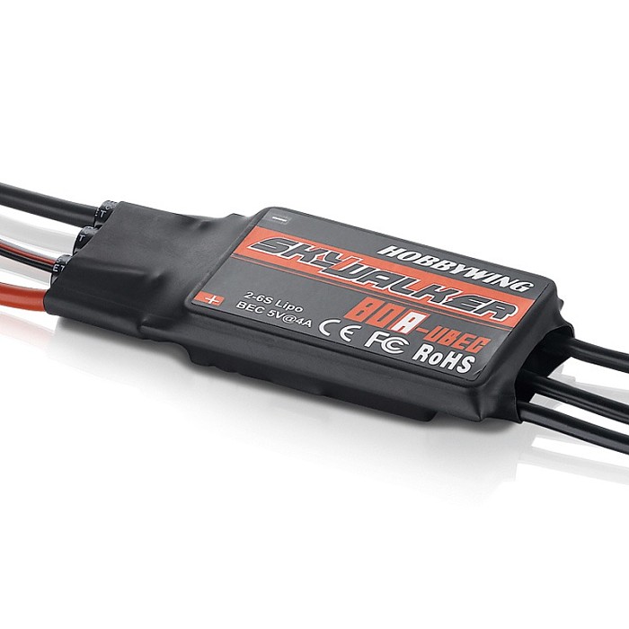 Original Original Hobbywing SKYWALKER Series 2-6S 12A 20A 40A 50A 60A Brushless ESC Speed Controller UBEC for RC Quadcopter Drone