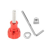 FEICHAO Aluminum M5 Short Long Thumb Knob Screw Nut with Wrench for GoPro Max Hero 9 Yi for DJI OSMO Action for Insta360 Video Cameras