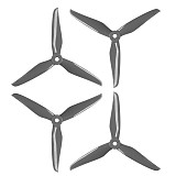 2Pairs/4Pairs DALPROP T5139.5 5inch Cyclone Propeller 5mm POPO 3-blade Prop for RC FPV Racing Drone Frame Kit