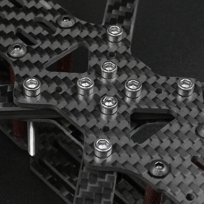 JMT Three210 V2 210mm Wheelbase Quadcopter FPV Racing Carbon Fiber Frame for 5inch Blades FPV Drone