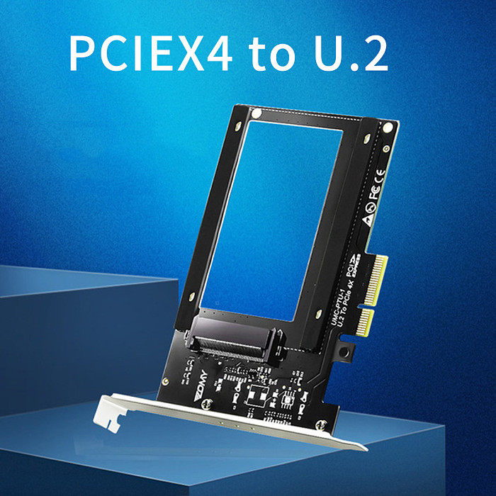 FEICHAO PCIE Riser U.2 To PCI Express3.0 X4 X8 Adapter Interface Gen3 Transfer Card Hard Drive Computer Components Expansion For Server