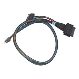 XT-XINTE U.2 Adapter Cable SFF-8654 Slim SAS to SFF-8639 Line for NVME SSD PCIE Cable for Mainboard 750 P3600 P3700 M.2 SSD