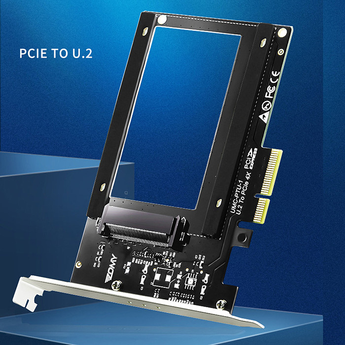 FEICHAO PCIE Riser U.2 To PCI Express3.0 X4 X8 Adapter Interface Gen3 Transfer Card Hard Drive Computer Components Expansion For Server