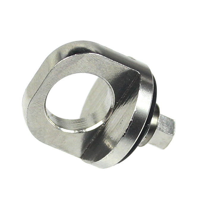FEICHAO 1/4  Camera Screw Hex Bolt 1/4 Stainless Steel D Ring Handle with Rope for DSLR Tripod Monopod Rig Quick Release Plate Strap Mount Adapter