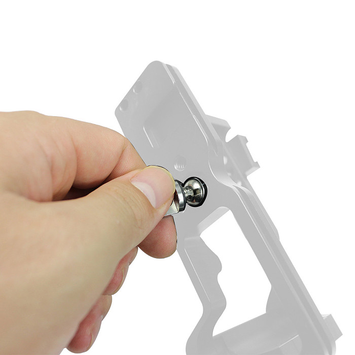 FEICHAO 1/4  Camera Screw Hex Bolt 1/4 Stainless Steel D Ring Handle with Rope for DSLR Tripod Monopod Rig Quick Release Plate Strap Mount Adapter