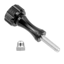 FEICHAO 1x CNC Aluminum Alloy Thumb Knob Mini Short / Long Screw with Bolt Nut for Insta360 ONE R/ GOPRO9/8/MAX Camera Accessories