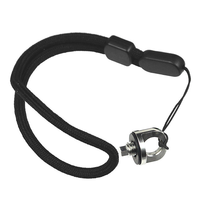 FEICHAO 1/4  Camera Screw Hex Bolt 1/4 Stainless Steel D Ring Handle with Rope for DSLR Tripod Monopod Rig Quick Release Plate Strap Mount Adapter