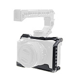 BGNING Aluminum Alloy Formfitting Full Dslr Camera Cage for Sony A7C with 1/4 -20 & 3/8  Threads & Cold Shoe Mounts Light Weight