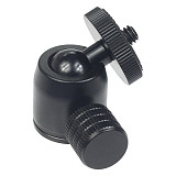 Mini Ball Head 1/4  Screw Tripod with Lock Knob for DSLR Camera Smartphone Support Flash Stand Video Photo Accessories
