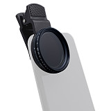 Universal Mobile Phone Lens 37MM Lens Filter Professional Cell Phone Camera Lens Close up Filter ND2-400/ND1000 For Smartphone