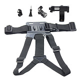 FEICHAO Adjustable Chest Mount Harness Chest Strap Belt w Phone Clip for GoPro Hero 9 8 7 6 Yi SJCAM Action Camera Accessories