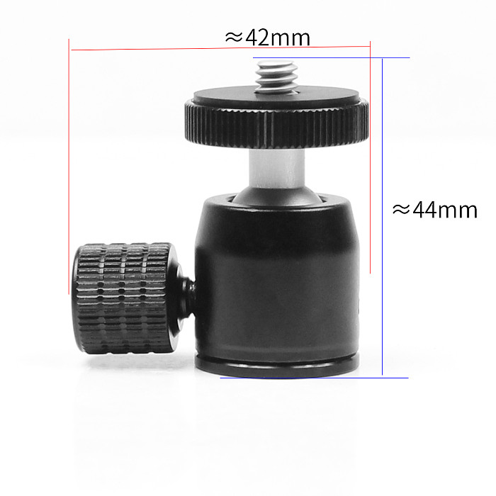 For DJI OSMO 360 GoPro13 BGNING Mini Ball Head 1/4  Screw Tripod with Lock Knob for DSLR Camera Smartphone Support Flash Stand Video Photo Accessories