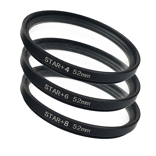 FEICHAO 4x 6x 8x UV Star Line 52MM 37MM Camera Lens Filter for Smartphone For DSLR Camera Photo Photography Accessories