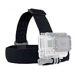 FEICAHO Head Strap Holder Accessories Adjustable Headband Helmet Mount with Phone Clip for Gopro 9 8 7 6 Yi SJCAM Action Camera