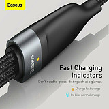 Baseus New 3 in 1 USB to Type-C Micro-USB Data Cord Fast Charging Lead for iPhone