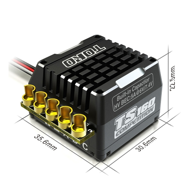 SKYRC TORO TS160 Competition Car Racing ESC Brushless Metal Shell for 1/10 1/12 RC Car