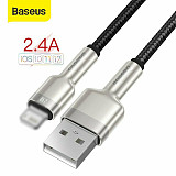 Baseus USB Charger Cable 2.4A Quick Charge Lead Data Cord for iPhone 12 Pro Max New