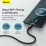 Baseus 66W USB-C Charger Cable USB to Type C Lead Data Cord for Huawei Samsung Phone New