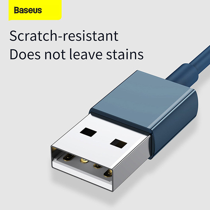 Baseus 3in1 Type-c USB Fast Charge Data Charger Cable Lead for iPhone Huawei charging data cable