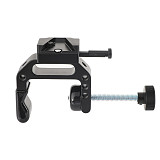 BGNING Super Crab Clamp C Clip with Handle and Universal V-Lock Mount Quick Release Adapter For DSLR SLR Camera Battery Mounting