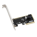 DIEWU SFF 8643 To PCIe 3.0 4X Adapter Card 1/2 U.2 Port Card for NVMe SSD Converter Hard Disk Expansion Card for Desktop PC