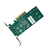 DIEWU 2 Port PCIE X8 10000M PCIe 10 Gigabit Ethernet Dual Port RJ45 Lan Network Card Chip IntelX540 10Gbs Pci-e with Heat Sink