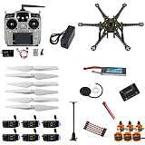 Full Set RC Drone 6-axis Aircraft Kit HMF S550 Frame 6M GPS APM 2.8 Flight Control AT10 Transmitter