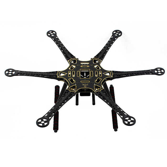Full Set RC Drone 6-axis Aircraft Kit HMF S550 Frame 6M GPS APM 2.8 Flight Control AT10 Transmitter