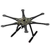 Full Set RC Drone 6-axis Aircraft Kit HMF S550 Frame 6M GPS APM 2.8 Flight Control AT10 Transmitter